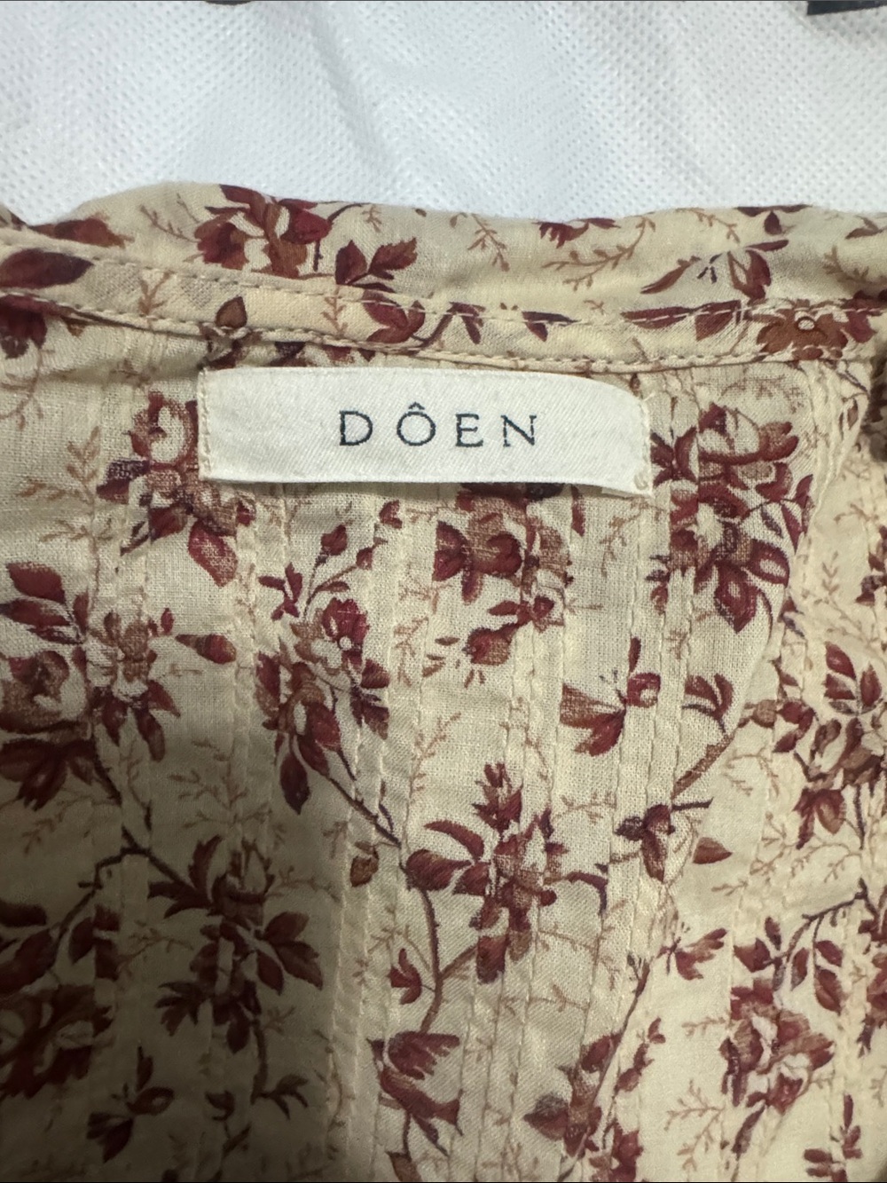 Doen Hickory Floral Ruffle Blouse - Picture 2 of 8